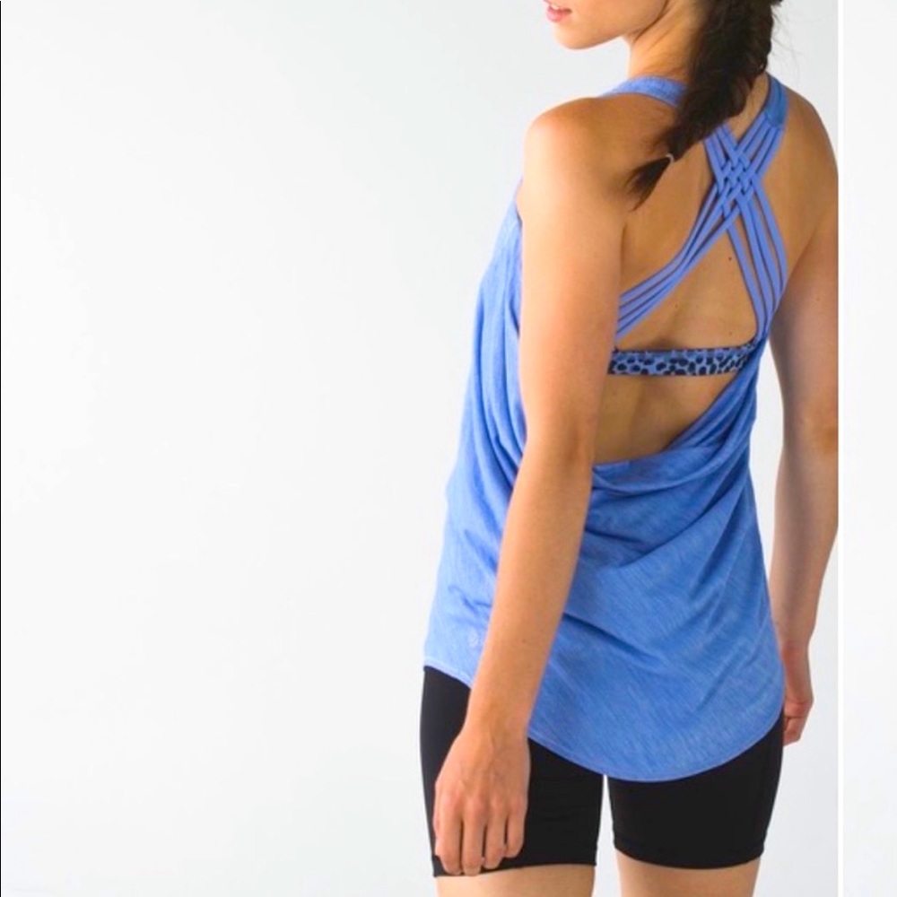 Lululemon Wild Tank Lullaby Blue in size 6.